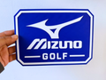 Mizuno Golf Wall Plaque, Blue & White, 22cm