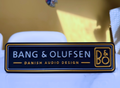 Bang & Olufsen Hi-Fi Wall Plaque, Black & Gold, 26cm