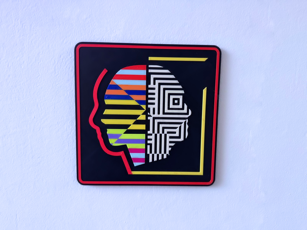 OMD The Punishment Of Luxury Wall Plaque, 10 Colour, 18cm