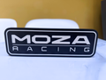 MOZA Racing Inspired Sim Racing Wall Plaque, Matte Black & White, 22cm