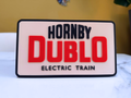 Hornby Dublo Inspired Model Railway Wall Plaque, Matte Black, Beige & Red, 21cm