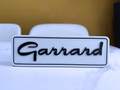 Garrard Inspired Turntable & Hi-Fi Wall Plaque, Matte Black & White, 22cm