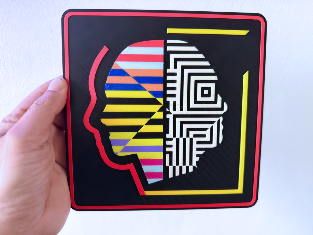 OMD The Punishment Of Luxury Wall Plaque, 10 Colour, 18cm