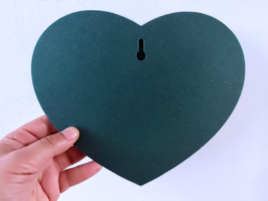 Vivienne Westwood Inspired Heart Wall Plaque, Green & Gold, 19cm